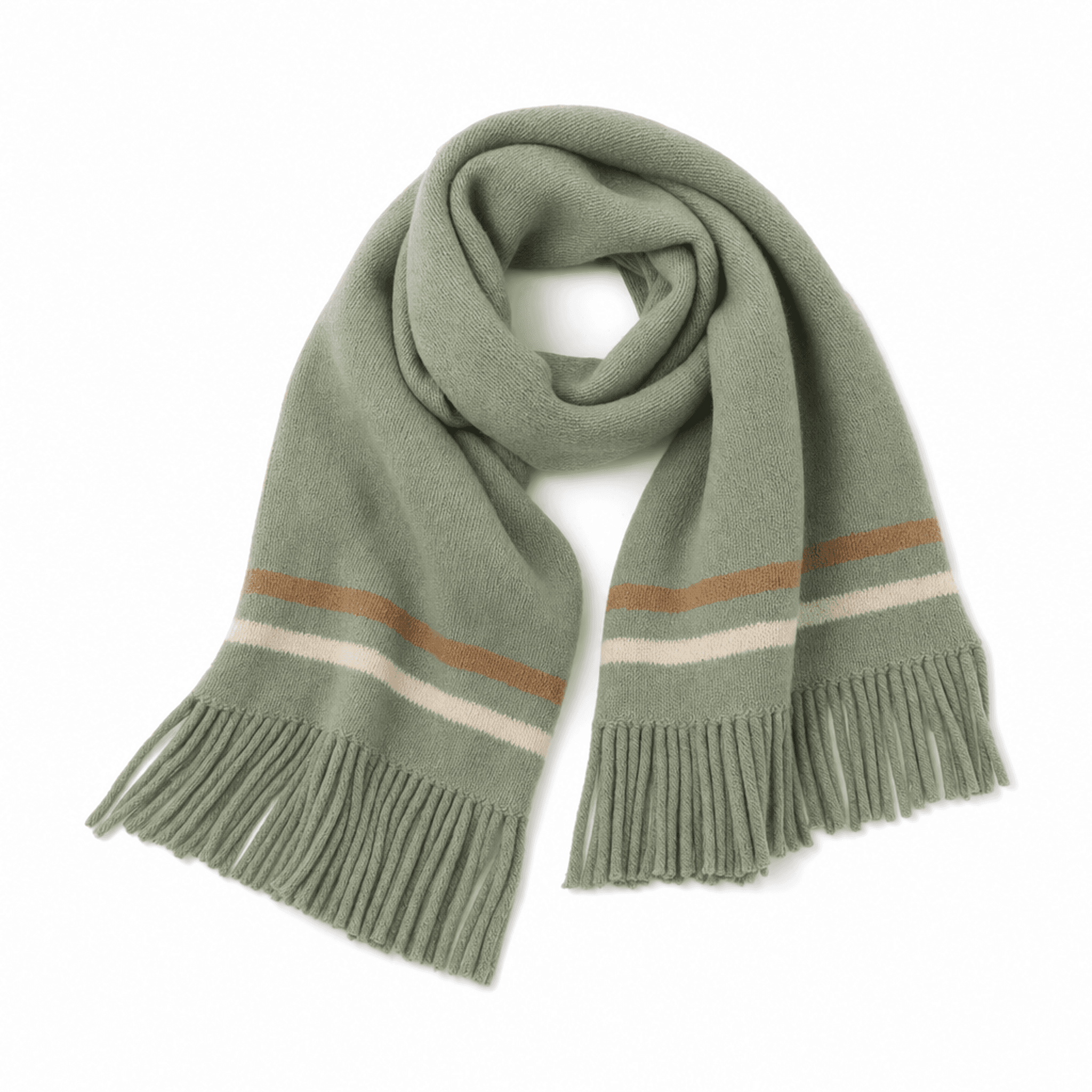 Sage Green Wool Scarf