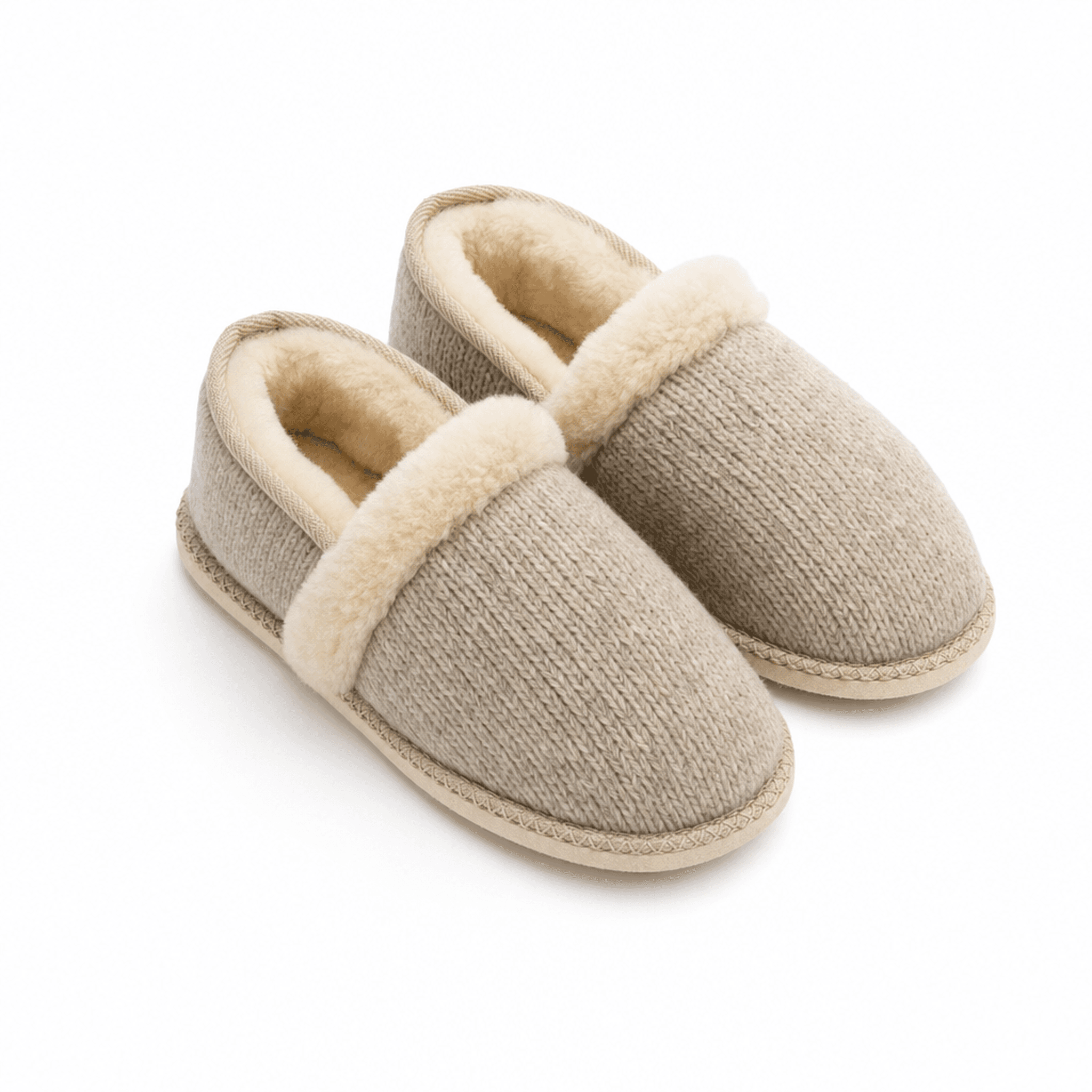 Oatmeal Indoor Wool Slippers