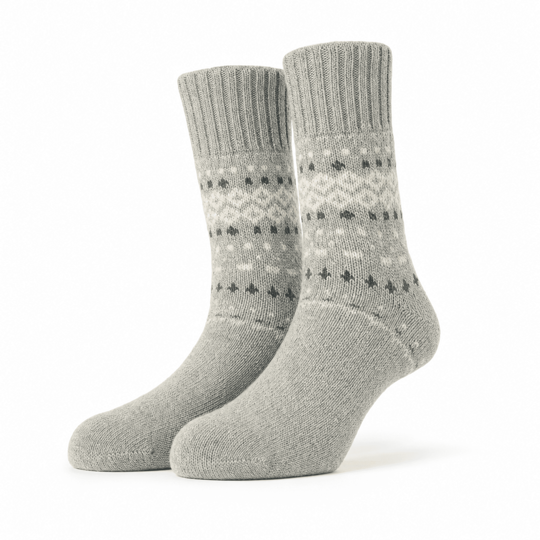 Soft Grey Cozy Socks