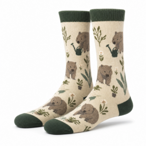 Wombat Garden Socks