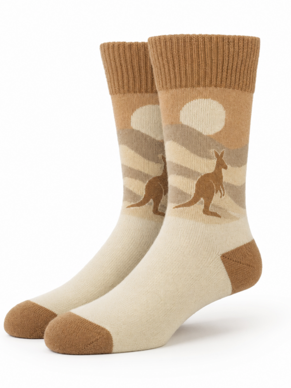 Kangaroo Dawn Socks