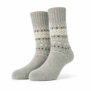 Soft Grey Cozy Socks