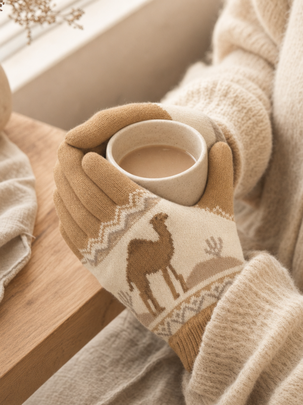 Camel Winter Gloves