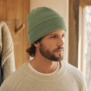 Sage Green Wool Beanie